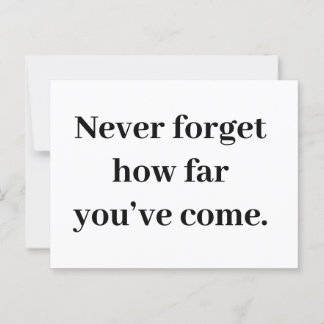 Postale Carte de voyage d'encouragement
