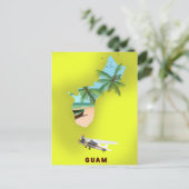 Postale Carte de voyage illustrée de Guam (Debout devant)