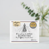 Postale Carte de voyage : obstacle Transformez vos (Debout devant)