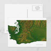 Postale Carte de Washington 3 (Devant / Derrière)
