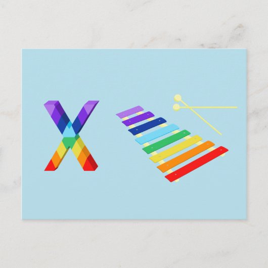 Postale Carte de xylophone (Devant)