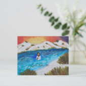 Postale Carte d'écriture baptisée Jésus (Debout devant)