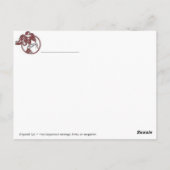 Postale carte d'élimination a) (Dos)