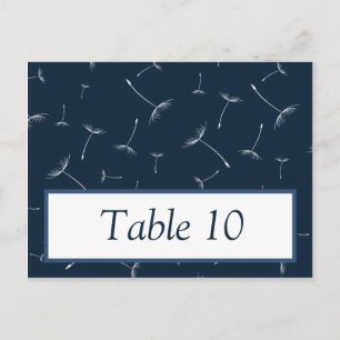 Postale Carte d'emplacement inscriptible Marine Blue Dande