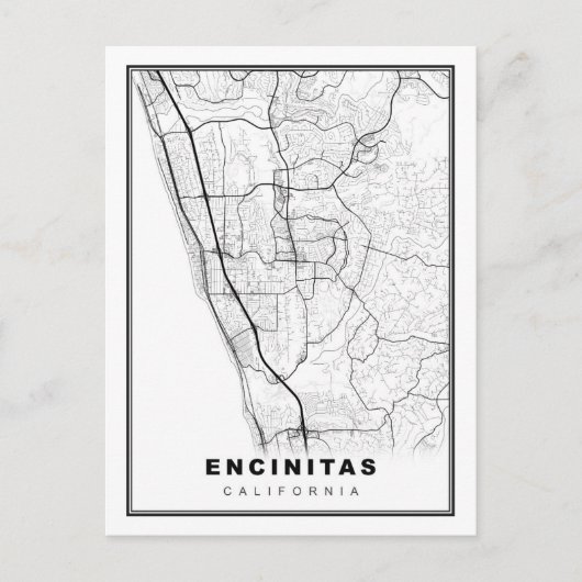 Postale Carte d'Encinitas (Devant)