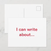 Postale Carte d'encouragement (Devant / Derrière)