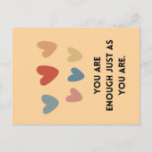 Postale Carte d'encouragement Affirmation (Devant)