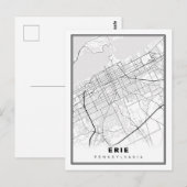 Postale Carte d'Erie (Devant / Derrière)
