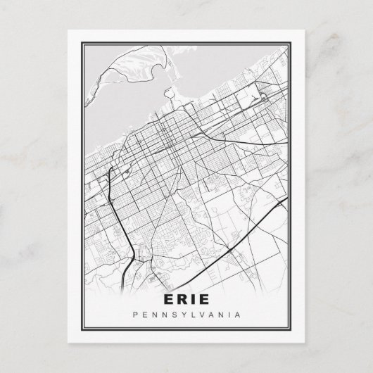 Postale Carte d'Erie (Devant)