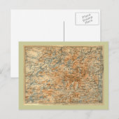Postale Carte des Adirondacks 1909 du guide de voyage de B (Devant / Derrière)