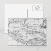 Postale Carte des Antilles (Devant / Derrière)