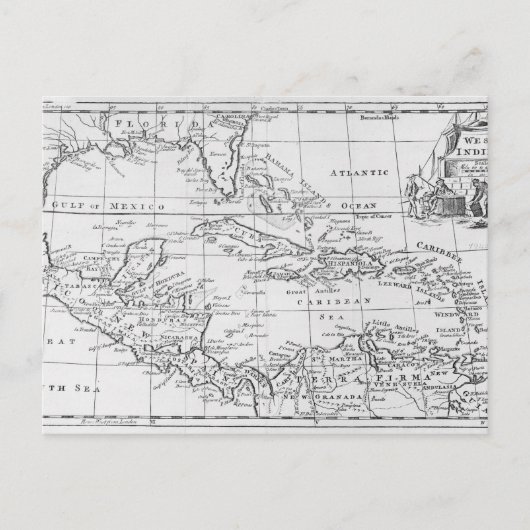Postale Carte des Antilles (Devant)
