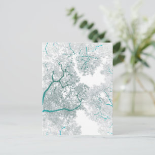 Postale Carte des arbres 3