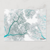 Postale Carte des arbres 3 (Dos)