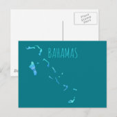 Postale Carte des Bahamas (Devant / Derrière)