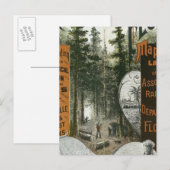 Postale Carte des cantons, Floride (Devant / Derrière)