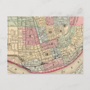 Postale Carte des Cincinnati par Mitchell