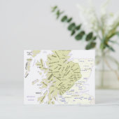 Postale Carte des clans écossais (Debout devant)