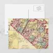 Postale Carte des comtés de Morgan, Berkeley et Jefferson (Devant / Derrière)