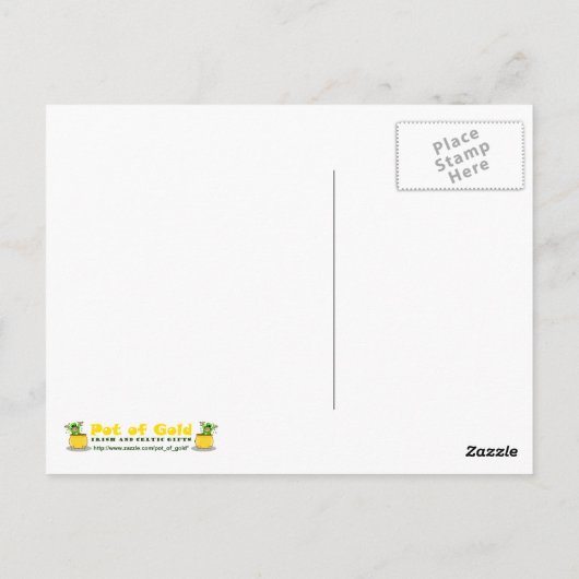 Postale Carte des comtés d'Irlande (Dos)