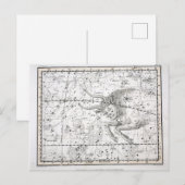 Postale Carte des constellations planche XIV (Devant / Derrière)