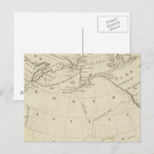 Postale Carte des découvertes faites par Cook et Clerke 2 (Devant / Derrière)