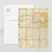 Postale Carte Des États Du Kansas Et Du Texas (Devant / Derrière)