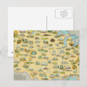 Postale Carte des États-Unis (Devant / Derrière)