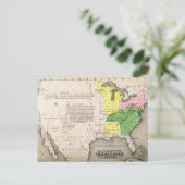 Postale Carte des États-Unis (Debout devant)