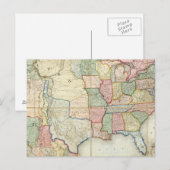 Postale Carte des États-Unis d'Amérique (Devant / Derrière)