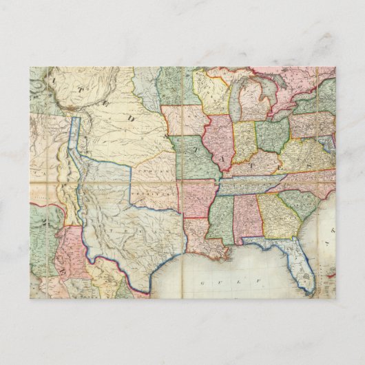 Postale Carte des États-Unis d'Amérique (Devant)