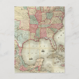 Postale Carte des États-Unis d'Amérique