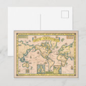 Postale Carte des grandes aventures (Devant / Derrière)