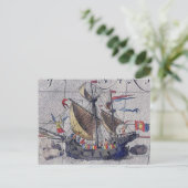 Postale Carte des grands navires de l'océan Pacifique (Debout devant)