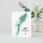 Postale Carte des Hébrides Ecosse (Debout devant)