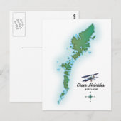 Postale Carte des Hébrides Ecosse (Devant / Derrière)