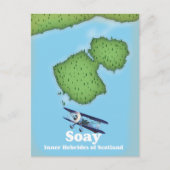 Postale Carte des Hébrides intérieures Soay d'Écosse (Devant)