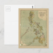 Postale Carte des îles philippines (1908) (Devant / Derrière)