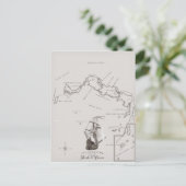 Postale Carte des îles Turques et Caïques (Debout devant)