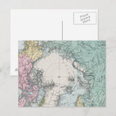 Postale Carte des mers polaires (Devant / Derrière)