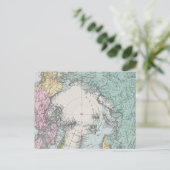 Postale Carte des mers polaires (Debout devant)