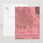 Postale Carte des montagnes blanches (Devant / Derrière)