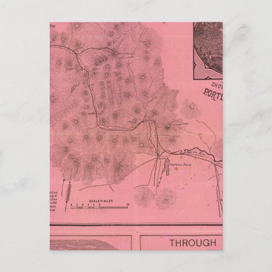 Postale Carte des montagnes blanches (Devant)