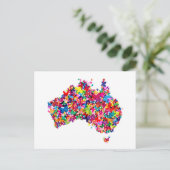 Postale Carte des papillons australiens (Debout devant)