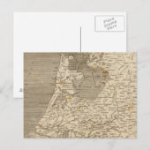 Postale Carte des Pays-Bas par Arrowsmith (Devant / Derrière)