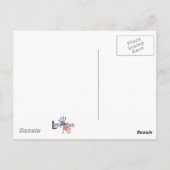 Postale Carte des pirates (Dos)