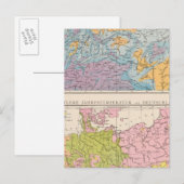 Postale Carte des pluies allemandes (Devant / Derrière)