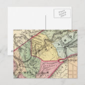 Postale Carte des Pocohontas, comtés de Greenbrier (Devant / Derrière)