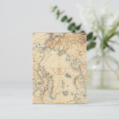 Postale Carte des régions arctiques et adjacentes (1855) (Debout devant)