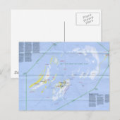 Postale Carte des tortugas sèches (Devant / Derrière)